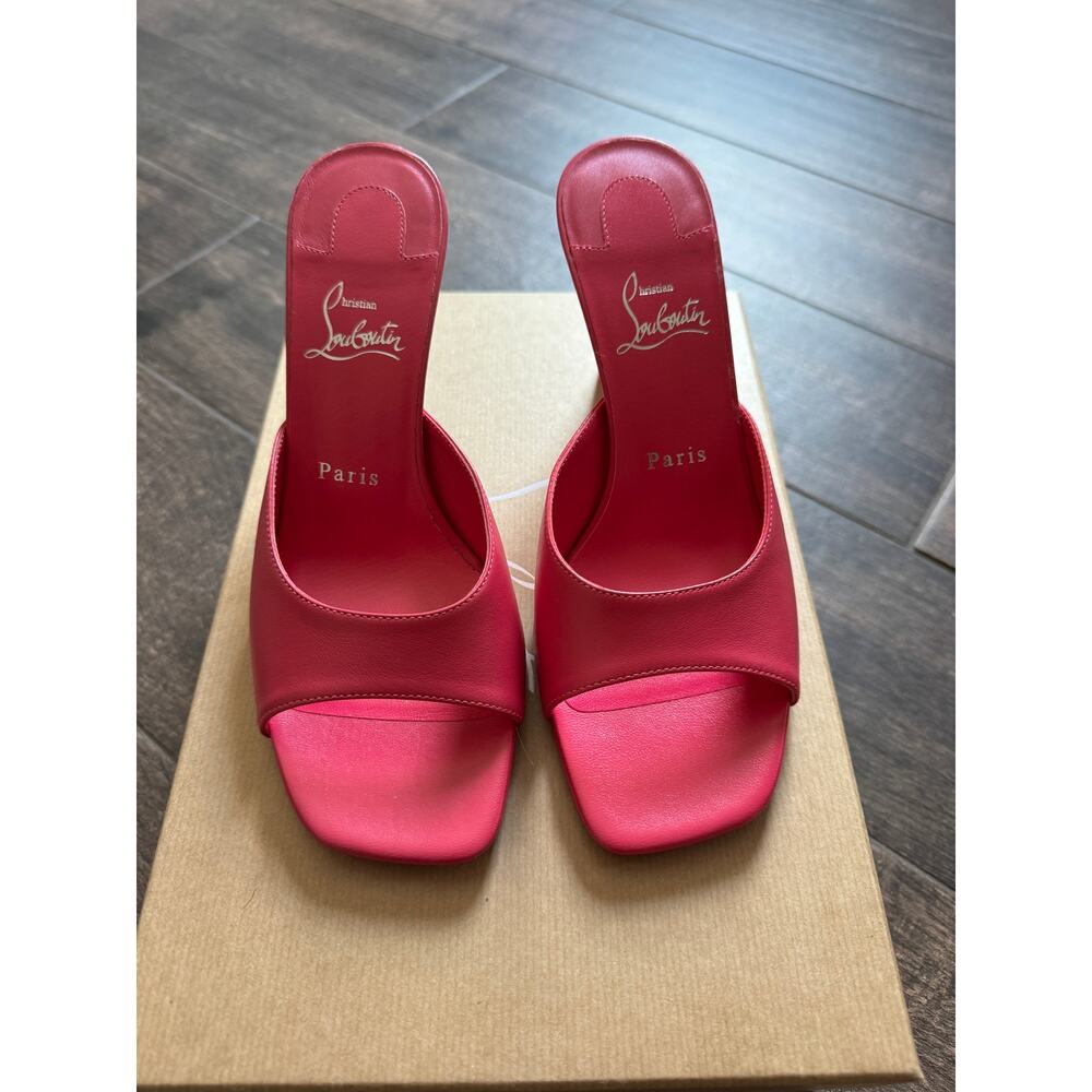 CHRISTIAN LOUBOUTIN Condora 85 leather mules BNIB 38.5 - Picture 7 of 9